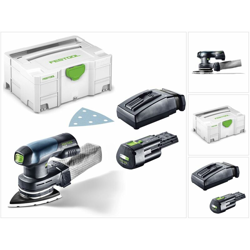 Festool DTSC 400 Levigatrice Delta a batteria 18V in valigetta Systainer + 1x Batteria BP 18 Li 3,1 Ah Ergo + Caricabatterie TCL 6 precio