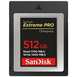 Scheda di Memoria CompactFlash Extreme Pro 512 GB Velocità 1700 MB / s precio