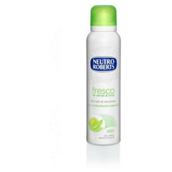 Roberts Deodorante Spray Fresco Tè Verde E Lime 150Ml - NEUTRO ROBERTS en oferta