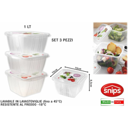 Frigo Box Quadro Lt.1 Set 3 Pz. Fresh - BIGHOUSE IT precio