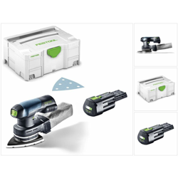 Festool DTSC 400 Levigatrice Delta a batteria 18V in valigetta Systainer + 1x Batteria BP 18 Li 3,1 Ah Ergo - senza caricabatterie en oferta