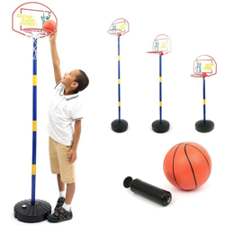 Basket Canestro Piantana Giocattolo Bambini Regolabile con Pallone e Gonfiatore - MAMA TOYS precio