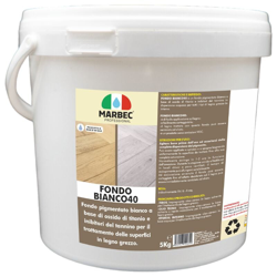 Marbec - FONDO BIANCO 5KG | Fondo bianco per legno interno precio