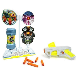 Mama Toys - Pistola Giocattolo per Bambini con Tiro al Bersaglio Alieni Sonori e 6 Dardi en oferta