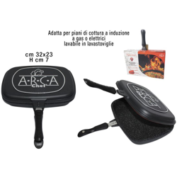 Bistecchiera Fornetto Double Vulcania Cm.32 - BIGHOUSE IT en oferta