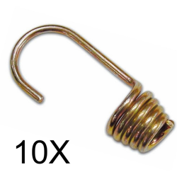 10 ganci acciaio tropicalizzato tropical per corde fune treccia 6/8mm STI características