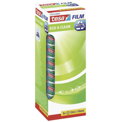 57074-00-00 Nastro adesivo film film® Eco & Clear Trasparente (L x L) 33 m x 19 mm 8 pz. - Tesa precio