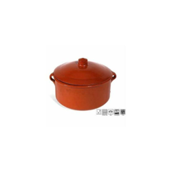 Tegame In Terracotta Con Coperchio 25Cm - VINAGRE precio