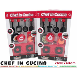 Cucina Con Accessori Set 9 Pz. 2 Ass. - BIGHOUSE IT en oferta