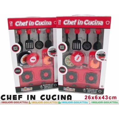 Cucina Con Accessori Set 9 Pz. 2 Ass. - BIGHOUSE IT