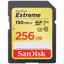 Scheda di Memoria SDXC Extreme 256 GB UHS-I di Classe 10 Velocità 170 MB / s precio