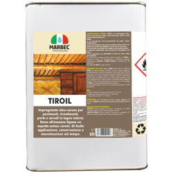 TIROIL 5LT | Impregnante oleo-ceroso per legno interno - MARBEC precio