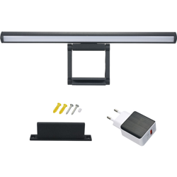 PMD-2-050 Lampada da tavolo a LED Luce schermo USB nero 50 cm - ASUPERMALL en oferta