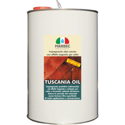 TUSCANIA OIL 5LT | Impregnante oleo-ceroso effetto bagnato per cotto interno - MARBEC en oferta