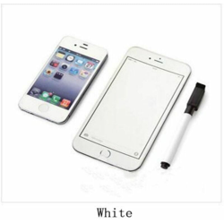 Magnete Iphone 6 Plus da frigo con sfondo bianco scrivibile con penna e cancelletto Colore - Bianco - STICKERSLAB en oferta