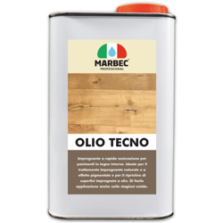 OLIO TECNO 1LT | Impregnante oleo-ceroso a rapida essiccazione in base solvente - MARBEC en oferta