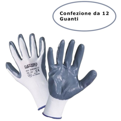 Guanti in nitrile grigio taglia misura 10 xl soft confezione da 12 pezzi - AZIMUTHBRICO características