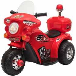 Moto Elettrica per Bambini 18-36 Mesi con 3 Ruote Luci e Suoni Realistici Rossa - Homcom precio