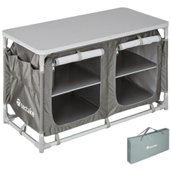 Cucina Da Campeggio 97x47,5x56,5cm - Grigio en oferta