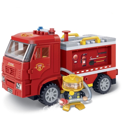 Camion dei pompieri 7116 Costruzioni combinabili con i mattoncini LEGO - Banbao