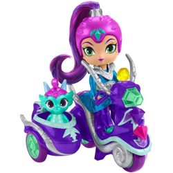 Shimmer e Shine Scooter Sidecar con bambola Personaggio Zeta Nazboo e Accessori - SHIMMER SHINE en oferta