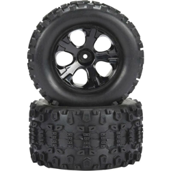 Ruote complete 1:10 Monstertruck XL Bull 5 raggi Nero 1 pz. - Reely precio