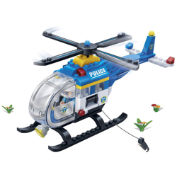 Elicottero della polizia BanBao 7008 Costruzioni combinabili con i mattoncini LEGO en oferta