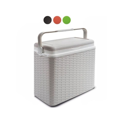 FRIGO TERMICO COOLBOX RATTAN BIANCO l 24 - Adriatic