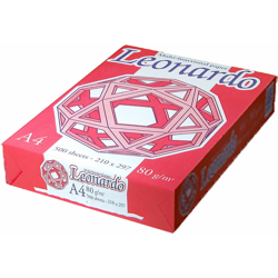 CARTA UFFICIO LEONARDO A4 - 21 x 29.7 cm - FABRIANO en oferta