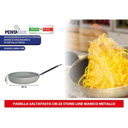 Padella Saltapasta Cm.32 Stone Line Manico Metallo - BIGHOUSE IT precio