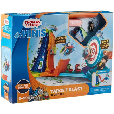 Il Trenino Thomas Pista Mega Bersaglio Locomotive MINIS Playset con Veicolo - THOMAS E FRIENDS