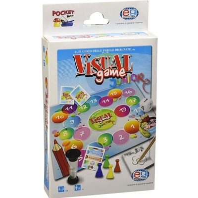 Giochi di Societa da Tavolo Gioco Visual Pocket Portatile da Viaggio Bambini - EG