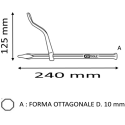 Fermarighe Normale Non Riaffilabile - VGSAS características