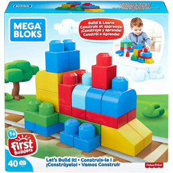 Costruzione 40 Blocchi Gioco Mega Blocks In Plastica Multicolore - Fisher-price en oferta