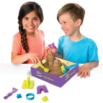 Kinetic Sand Beach Day Fun Set Spiaggia Modellabile Con Accessori