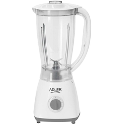 Frullatore Elettrico Lame Acciaio Caraffa 1,5L 450W 4 Velocita + Pulse Bianco - ADLER precio