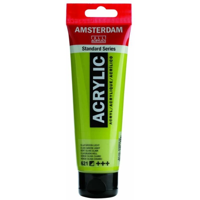 Amsterdam Acrylic 120 ml Verde Oliva Chiaro - HAMMELEY