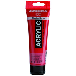 Amsterdam Acrylic 120 ml Rosso Trasparente Medio - HAMMELEY precio