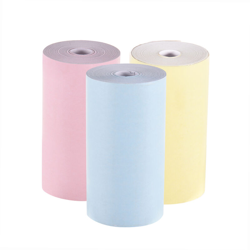 Carta termica a colori 57 * 30mm adatta / Eric Bear (giallo + blu + rosa totale 3 rotoli) - ASUPERMALL en oferta