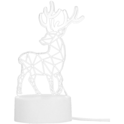 Lampada da tavolo a led con luce notturna 3D cervo sika - ASUPERMALL en oferta