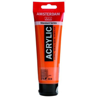 Amsterdam Acrylic 120 ml Arancio Azoico - HAMMELEY