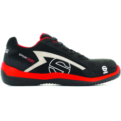 Sparco Teamwork - Sparco Sport Evo S3 SRC Scarpe antinfortunistiche outdoor in pelle Nubuck Rosso-Nere, taglia 43 en oferta