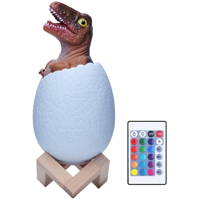 Dinosaur night light led 16 colori telecomando Velociraptor - ASUPERMALL