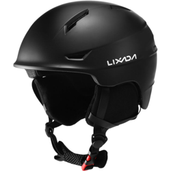 Casco da sci invernale nero opaco - Lixada precio