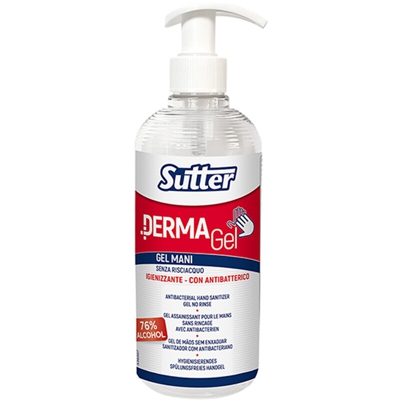 Sutter Dermagel igienizzante mani senza risciacquo, 500 ml