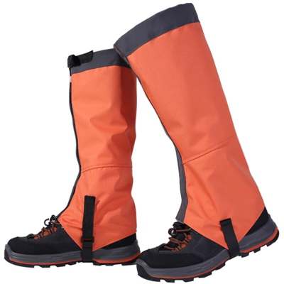 Copriscarpe da neve per alpinismo outdoor arancione taglia L. - ASUPERMALL