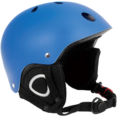 Casco da sci stile prugna fiore blu taglia S. - ASUPERMALL