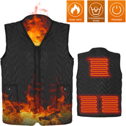 Gilet termostatico intelligente in vita regolabile taglia libera nero - ASUPERMALL precio