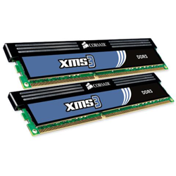 Memoria Dimm XMS3 4 GB (2 x 2GB) DDR3 1333 Mhz Unbuffered CL9 características