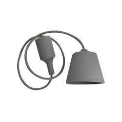 Lampadario con Portalampada E27 in Silicone Grigio - V-TAC en oferta